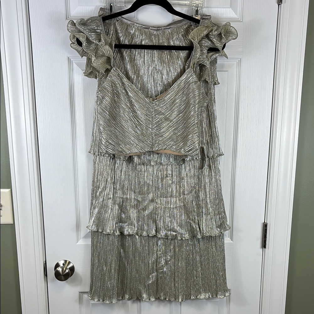 NWOT Saylor Gianna platinum set sz med - Picture 4 of 16